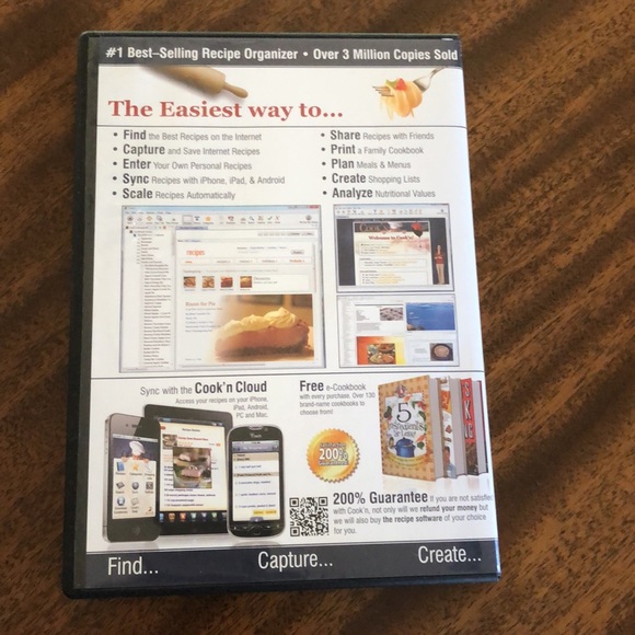 Cook “n recipe organizer for PC& Mac version 10 DVD - Picture 5 of 12